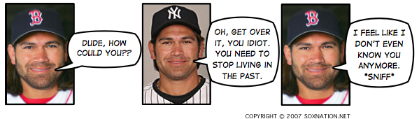 Johnny Damon drove a stake through the heart of Red Sox Nation with a two-run homer against his old team that put the Yankees ahead for a 5-3 victory.