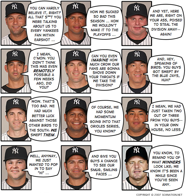 The Boston Red Sox can feel the New York Yankees’ breath on the backs of their necks, with the Yankees, who trailed by 14 1/2 games May 29, now just 1 1/2 games behind in the AL East with nine games to play, 10 for New York.