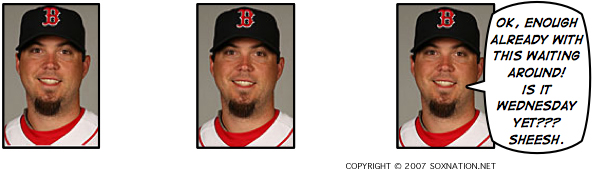 Pitcher Josh Beckett will start for the Boston Red Sox in Game 1 of their 2007 ALDS series with the Los Angeles Angels of Anaheim.