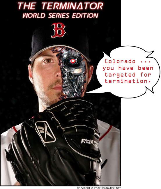 Josh Beckett will take the mound for the Red Sox in Game 1 of the 2007 World Series