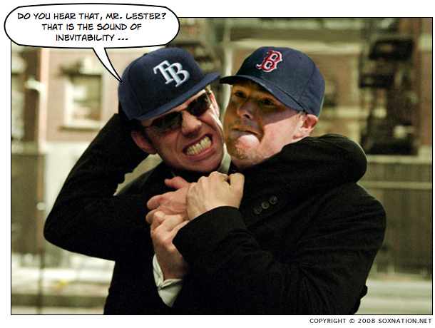 Agent Smith takes down Red Sox pitcher Jon Lester