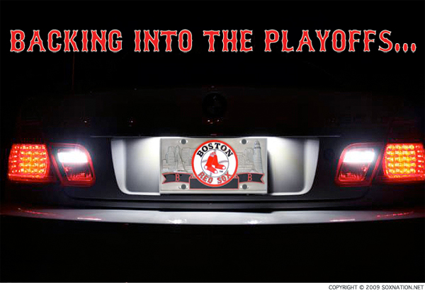 Red Sox back into playoffs