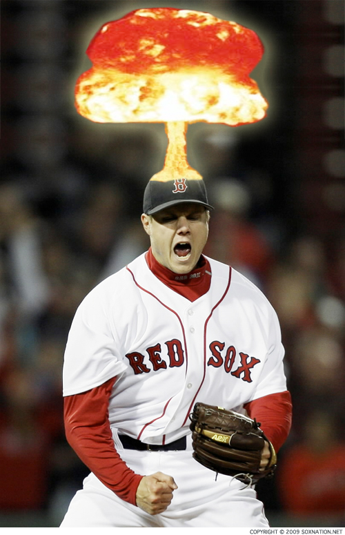 Jonathan Papelbon melted down in Game 3 of the 2009 ALDS.